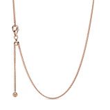 Αλυσίδα λαιμού 14K rose gold-plated με κυλιόμενο κούμπωμα